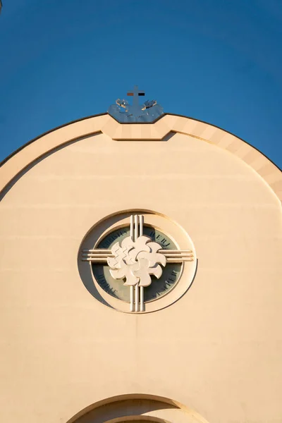 Voorzijde Van Het Franciscaner Klooster Kerk Van Peter Paul Stad — Stockfoto