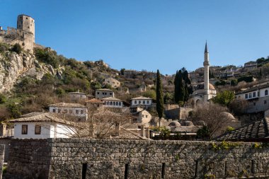Bosna-Hersek 'in Capljina belediyesindeki Pocitelj ortaçağ köyü