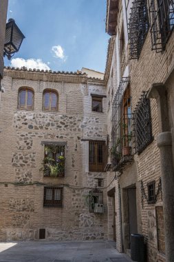 İspanya 'nın Toledo şehrinde antik mimari