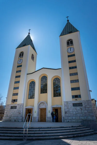 Церковь Святого Иакова Деревне Меджугорье Босния Герцеговина — стоковое фото