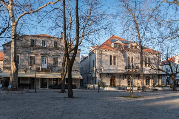 Здания Ратушной Площади Городе Требине Босния Герцеговина — стоковое фото