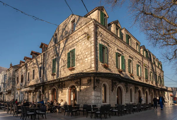 Cafe Bar Town Square City Trebinje Bosnia Herzegovina — Foto de Stock