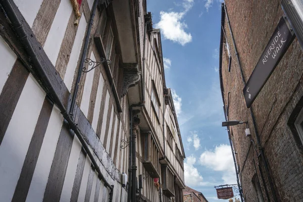 Tewkesbury May 2022 Ancient Timber Framed Building Market Town Tewkesbury — Stock Photo, Image