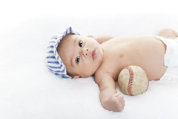 Baby Baseball Player — Stock Photo, Image