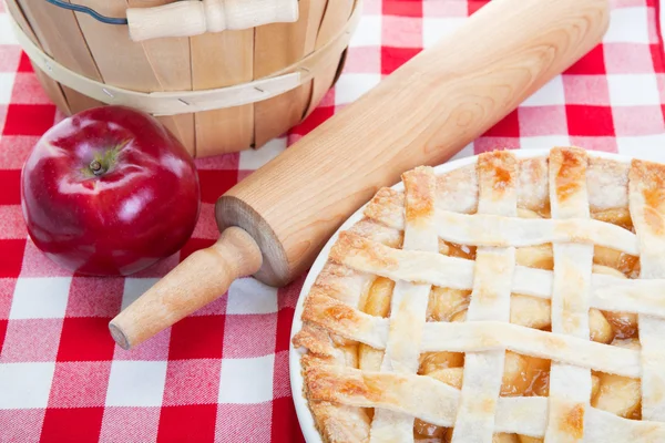 Tarte aux pommes américaine Photo De Stock