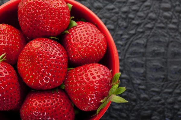 Strawberry skål — Stockfoto