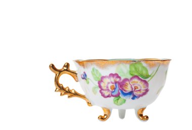 süslü çay fincanı