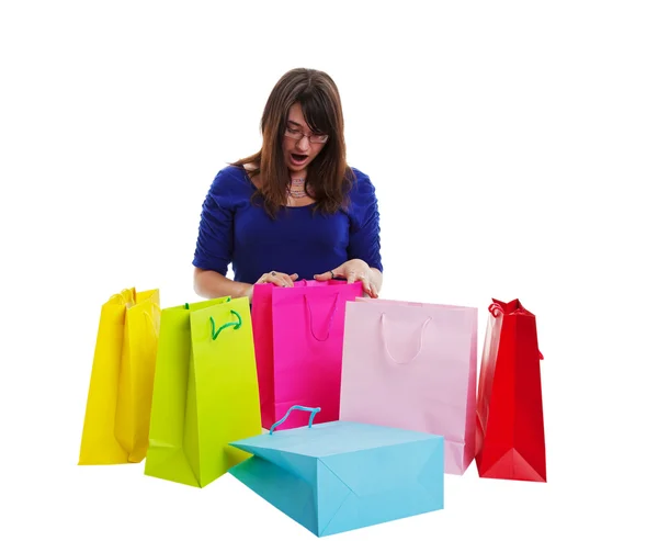 Sorpresa dello shopping — Foto Stock