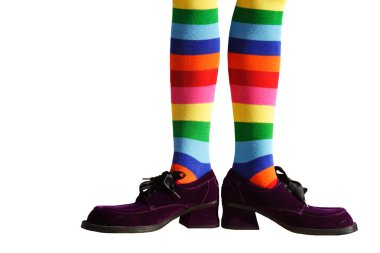 Clown Feet Isolated clipart