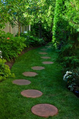 Shady Garden Path clipart