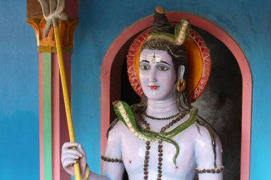 tapınaktaki güzel antik heykel