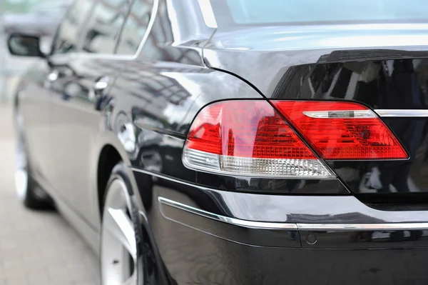 Closeup of rear tail light on a modern car — Stock Photo, Image