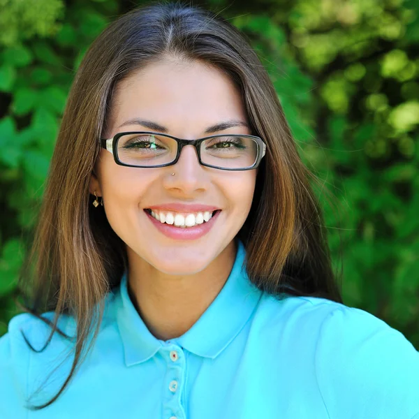 Woman in glasses — Stock Photo, Image