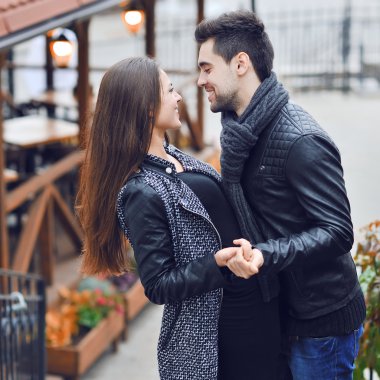 Birbirine aşık çift