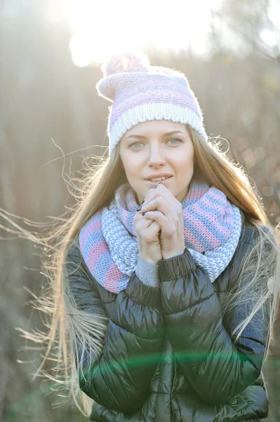 Winter woman — Stock Photo, Image