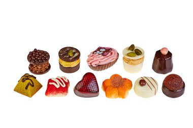 çeşitli lüks çikolatalı