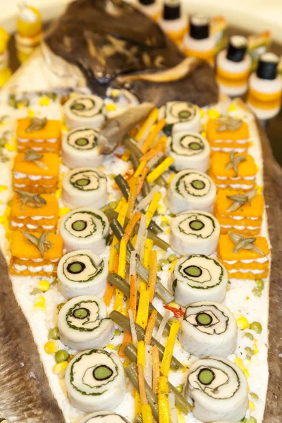 Finger food Fruits of the sea — Stock Photo, Image