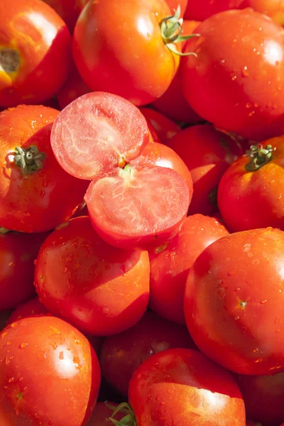 Beautiful fresh organic tomato — Stock Photo, Image