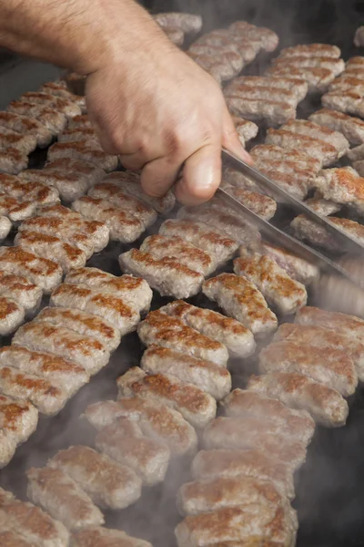 Traditional Balkan food, BBQ — Stock Photo, Image