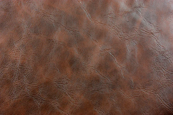 Texture in pelle marrone — Foto Stock