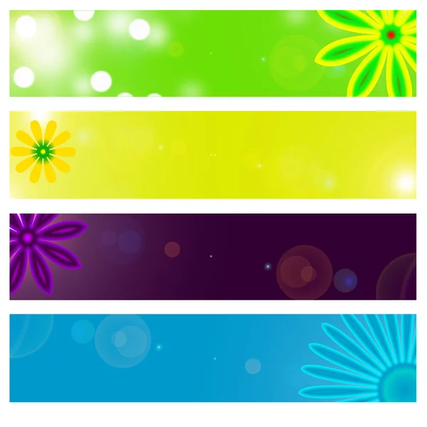 Floral banner — Stock Photo, Image