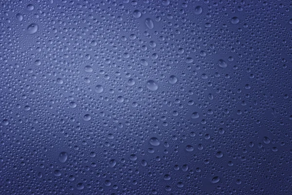 Gocce d'acqua blu — Foto Stock