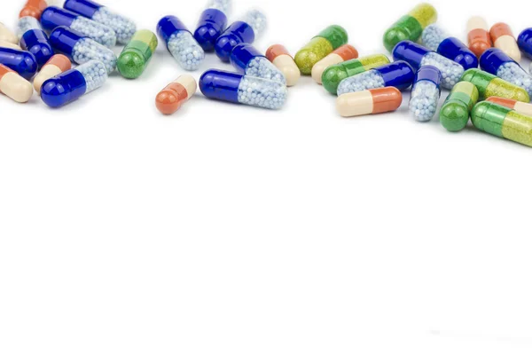 Colorful tablets and pills — Stock Photo, Image