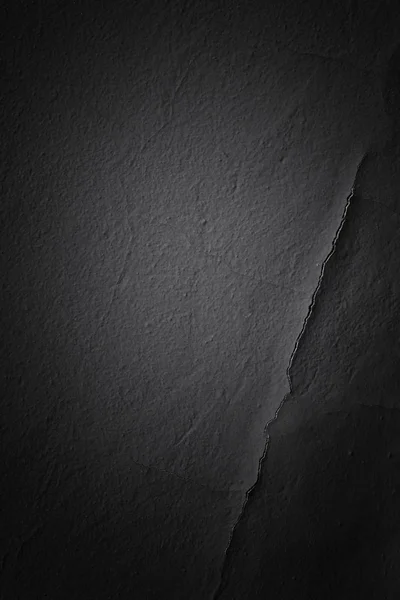 Czarne ściany pęknięty — Zdjęcie stockowe