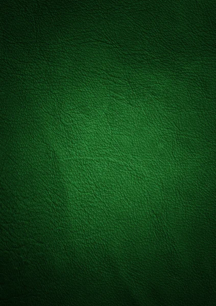 Leathe texture green — Stock Photo, Image