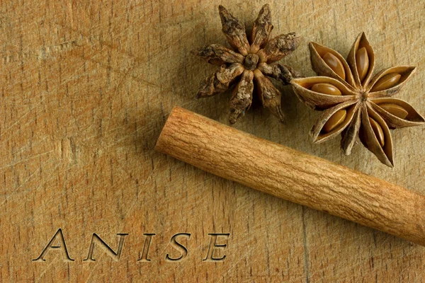 Anise background — Stock Photo, Image