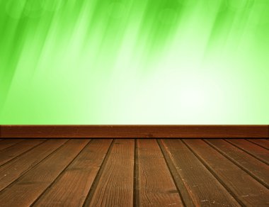  Bahar arka plan ve ahşap zemin