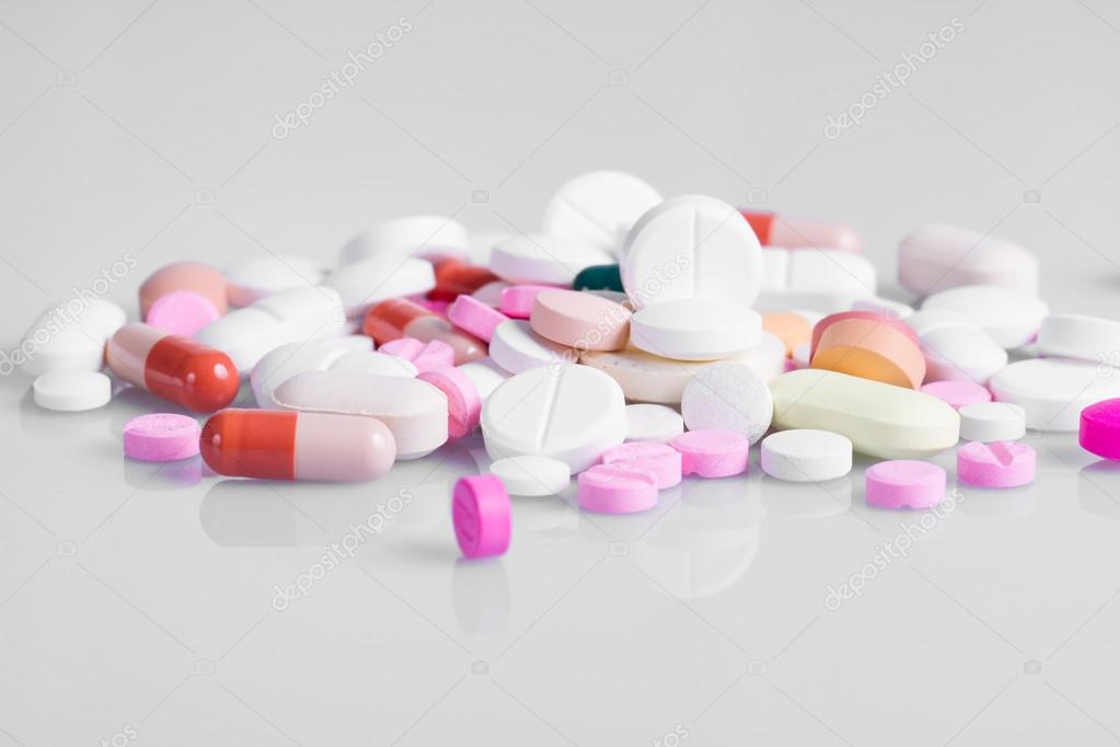 diferent Tablets pills