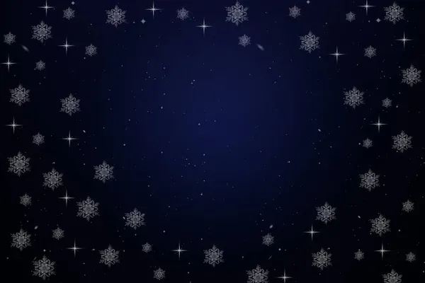 Winter Night, blue, christmas, dark, HD phone wallpaper