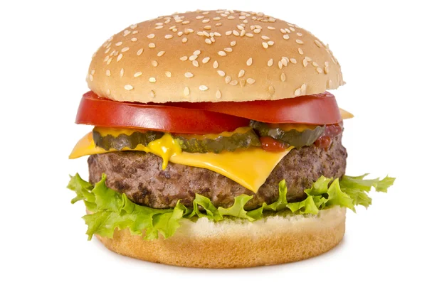 Cheeseburger — Zdjęcie stockowe