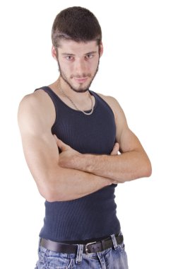 Genç casual adam portresi
