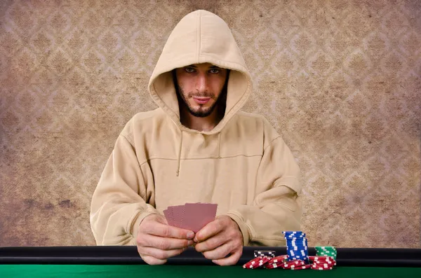 Poker player — Stock Photo, Image