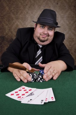 poker oyuncusu