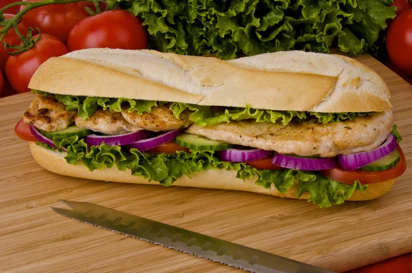 Sandwich med ubåt – stockfoto