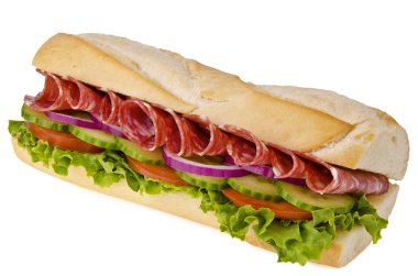 Submarine sandwich clipart