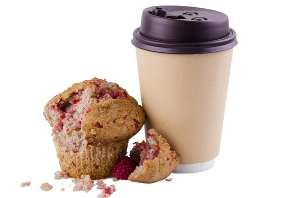 Coffee and muffin — Stock Photo, Image