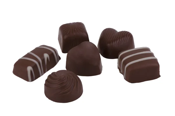 Assorted chocolate candies — Zdjęcie stockowe
