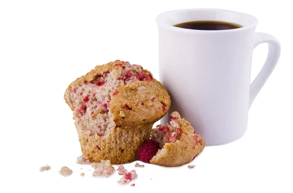 Kaffee und Muffin — Stockfoto