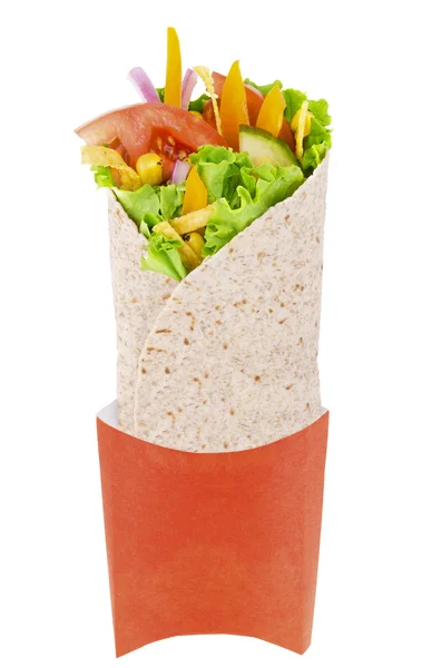 Grönsaker wrap — Stockfoto