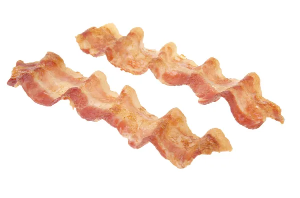 Fried bacon strips — Stock Photo, Image