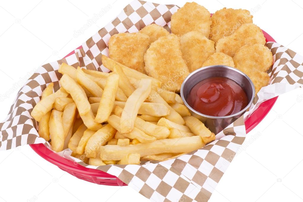 Chicken nuggets — Stock Photo © mikeaubry 47897149