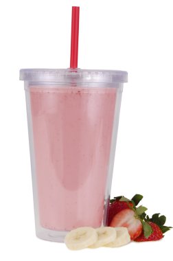 çilek ve muz smoothie