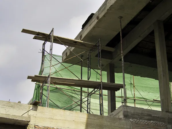 Un edificio in costruzione — Foto Stock