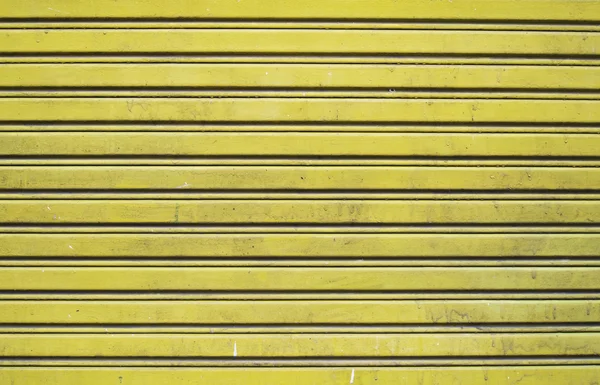 Yellow roller door — Stock Photo, Image