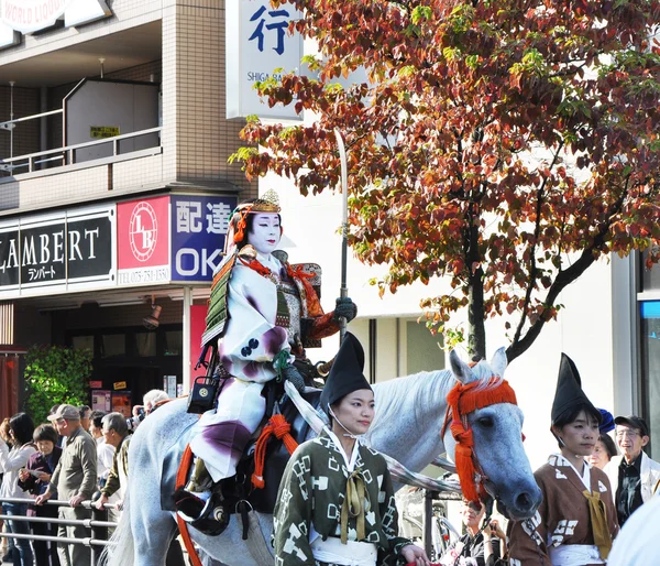 KYOTO - OCT 22: Participants at The Jidai Matsuri — Stock Photo, Image
