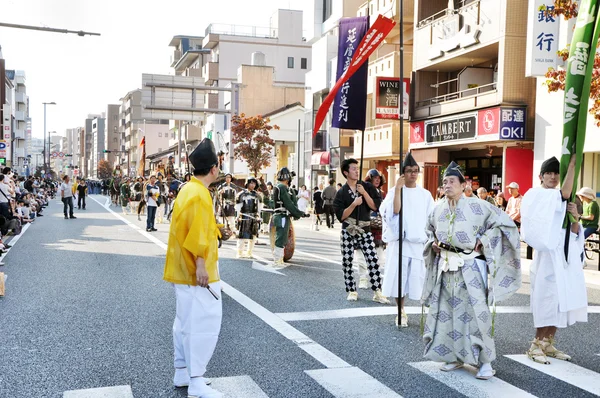 Kjóto - 22 října: Účastníci Jidai Matsuri — Stock fotografie